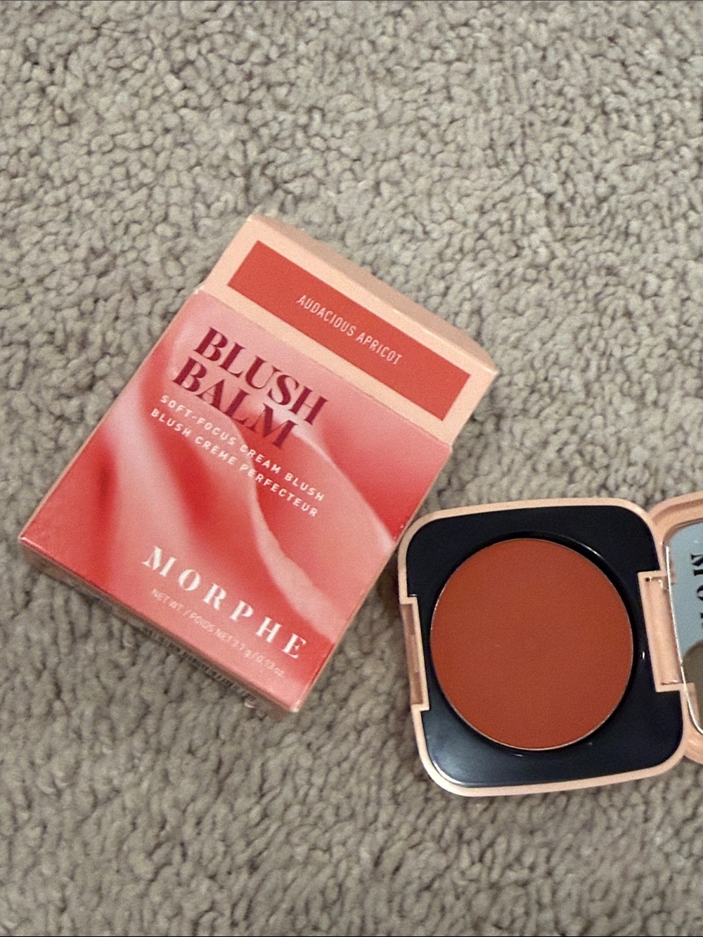 Morphe Blush Balm Cream Blush - Audacious Apricot/Terracotta